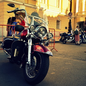 Фото с фестиваля "Harley-Davidson" в Санкт-Петербурге.
